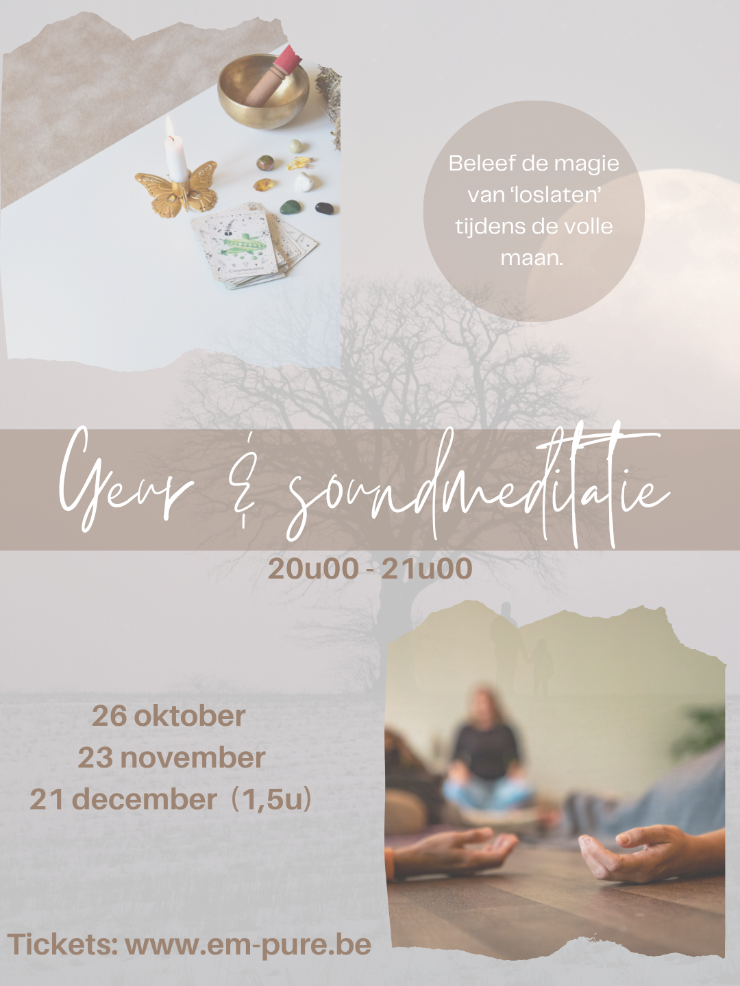 NAJAAR - Volle maan - geur & soundmeditatie