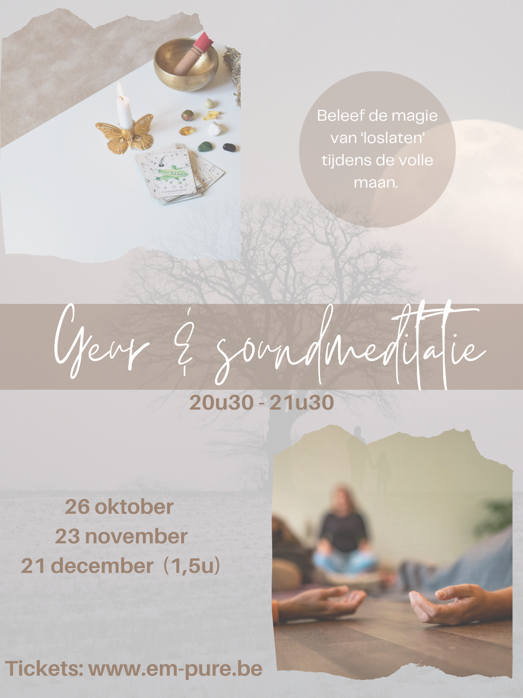 NAJAAR - Volle maan - geur & soundmeditatie