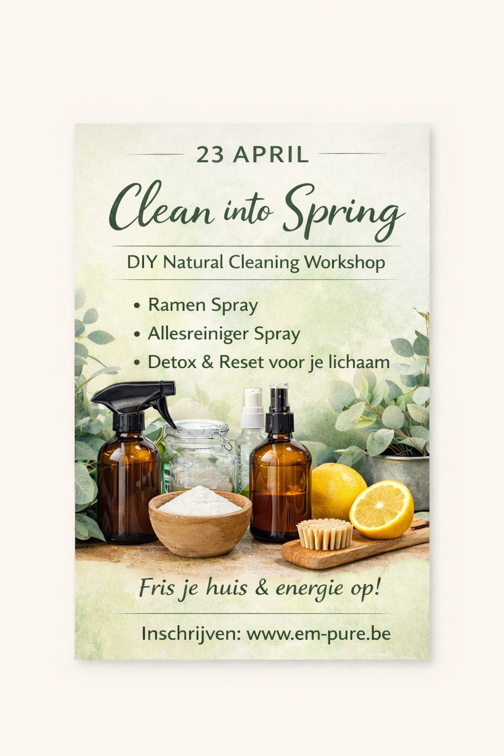 23/4 - Clean into spring