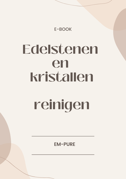 e-book: Edelstenen en kristallen reinigen en opladen