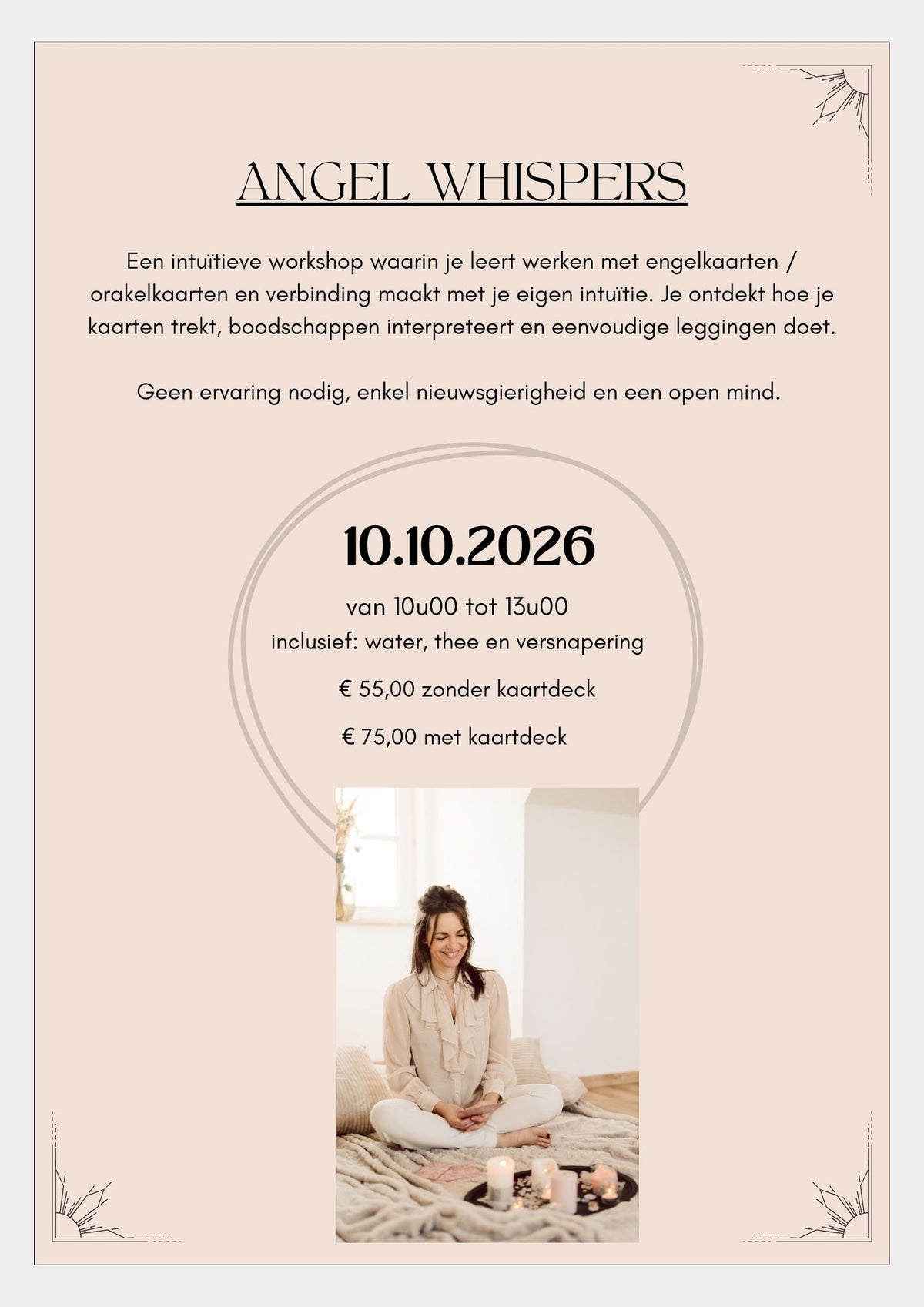 10/10 : Workshop - Angel Whispers - orakelkaarten