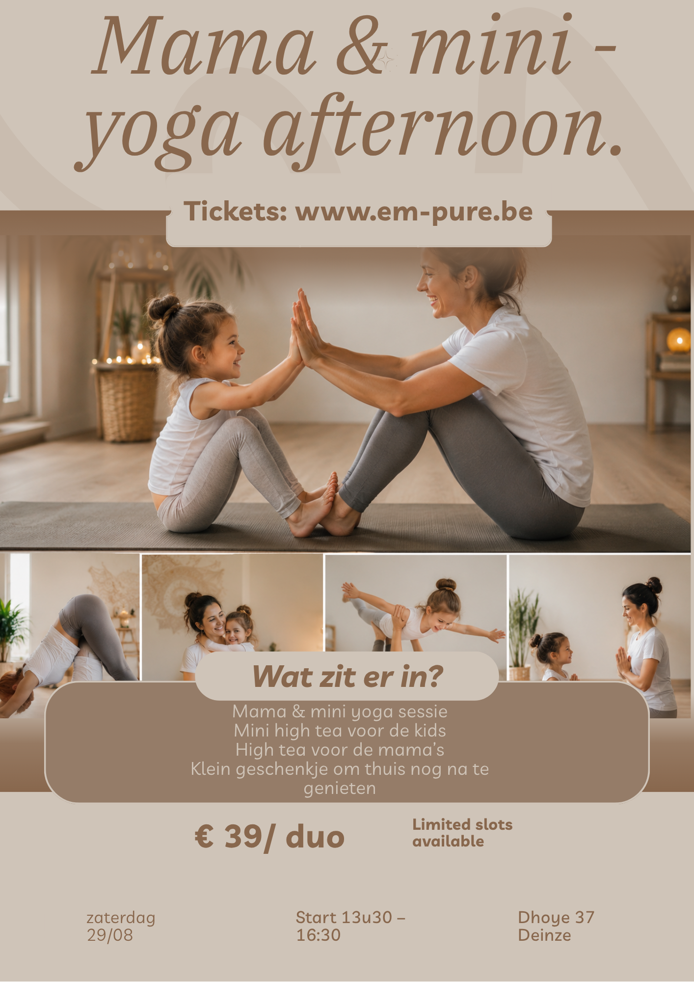 29/08 - Mama & Mini - yoga afternoon