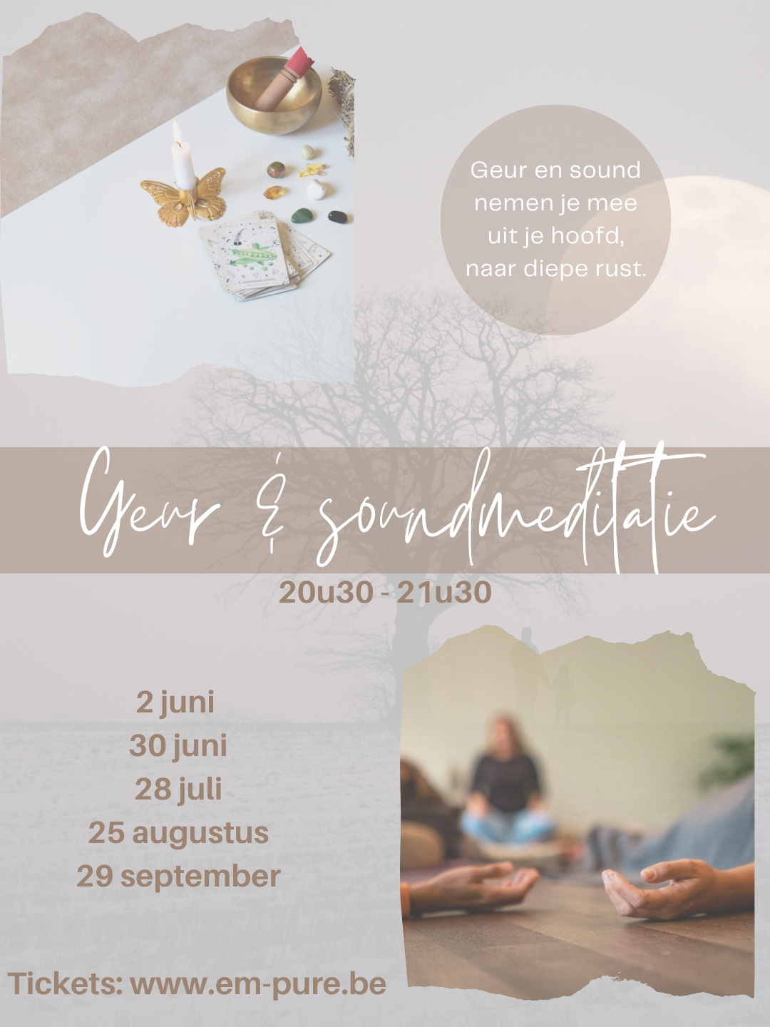 Volle maan - geur & soundmeditatie